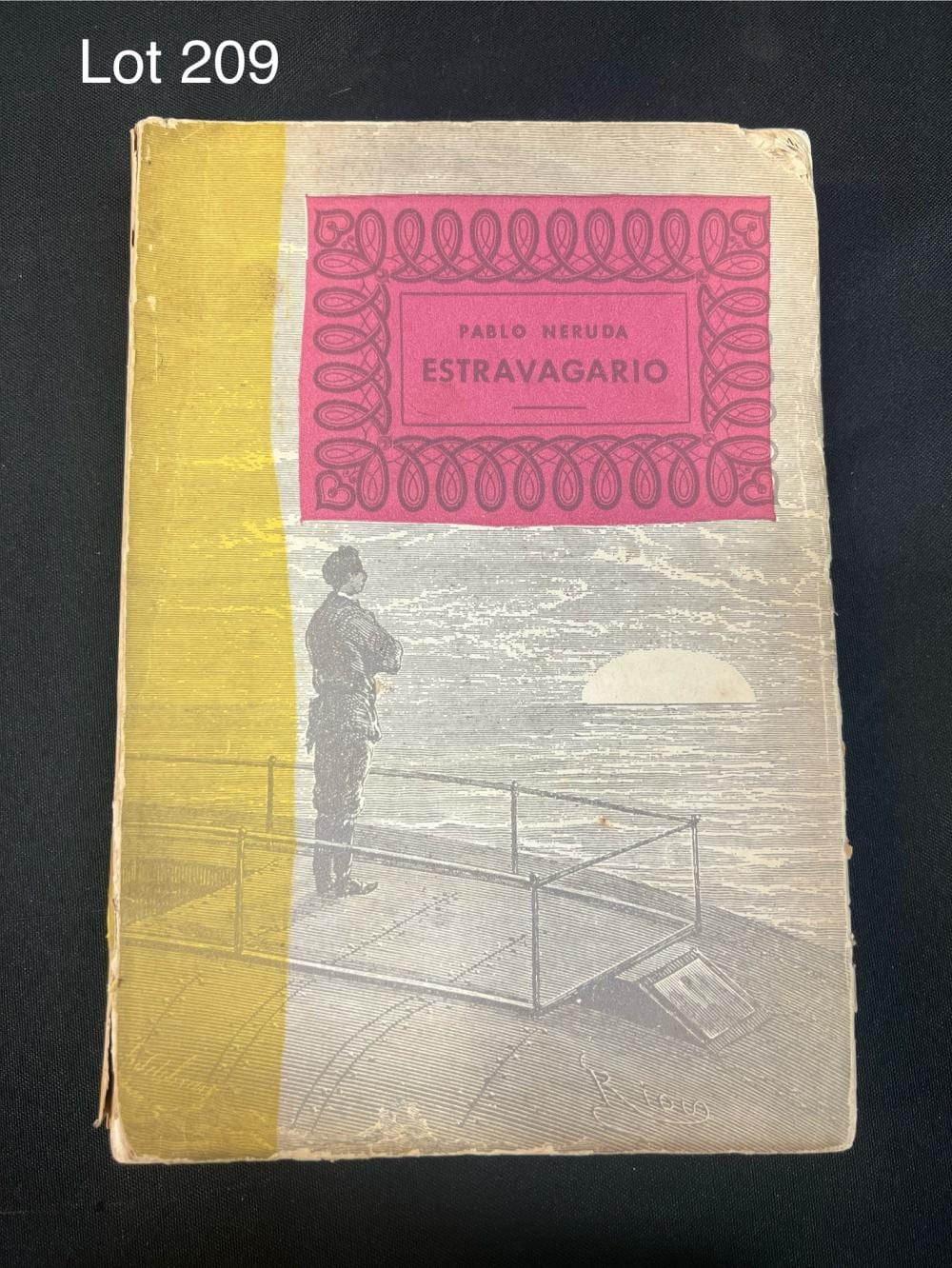 pablo neruda estravagario signed · Embassy Auctions International · 2025-01-09 Pablo Neruda comparable auction result: pablo neruda estravagario signed