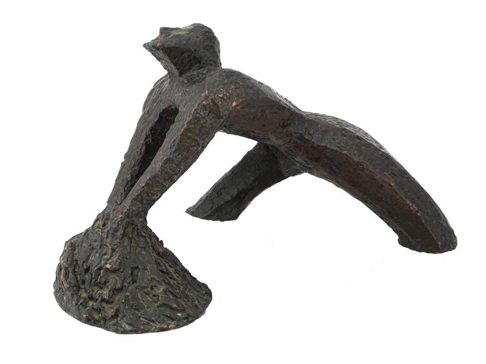 Larry Mohr comparable auction result: american figural man sculpture after larry mohr