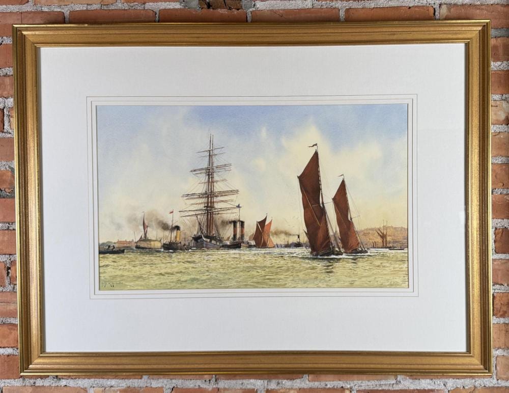 Martyn R. Mackrill comparable auction result: martyn richardson mackrill watercolor painting