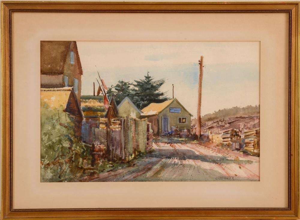 George Carpenter comparable auction result: george carpenter watercolor