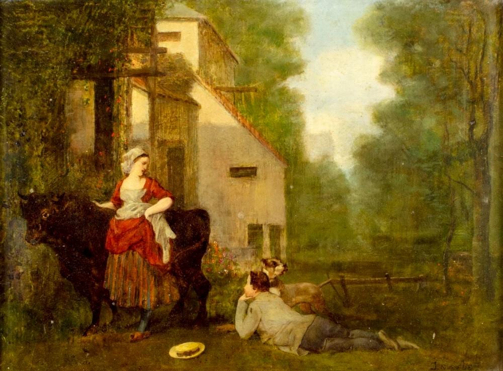 joseph navlet france 1821 1889 oil painting antique · Broward Auction Gallery LLC · 2025-03-02 Joseph Navlet comparable auction result: joseph navlet france 1821 1889 oil painting antique