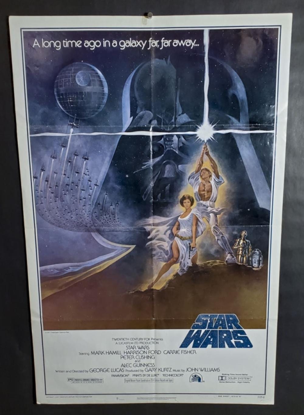 George Lucas comparable auction result: george lucas star wars movie poster