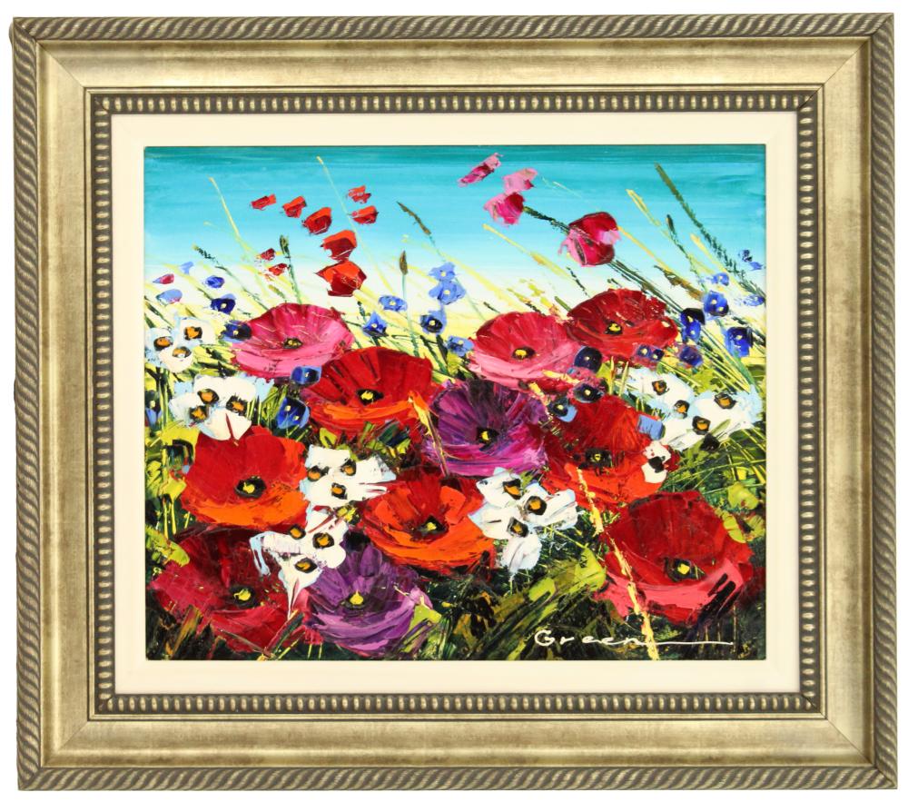 Maya Green comparable auction result: maya green born 1957 american ukrainian painting
