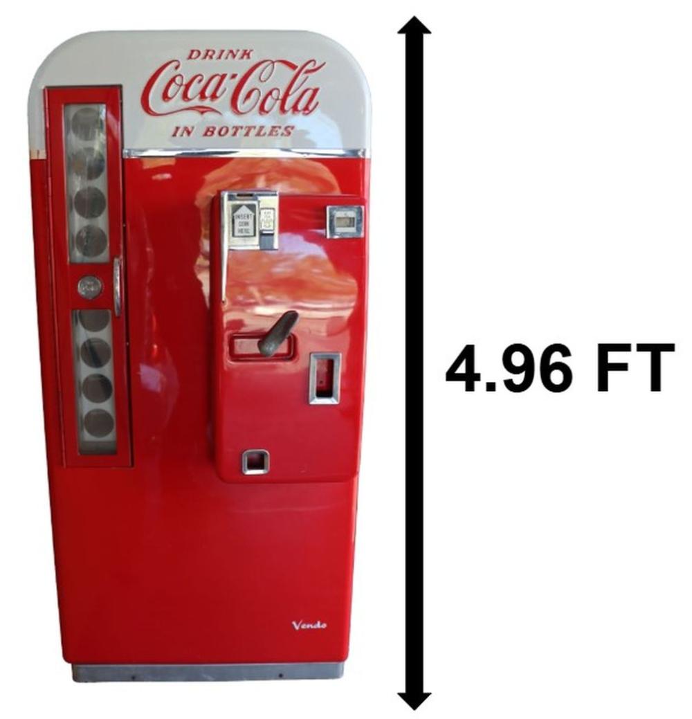 Restored Iconic Americana 1950s V-81 Vendo Coca-Cola Vending Machine sold by Sarasota Estate Auction, lot 323 — auction record photograph