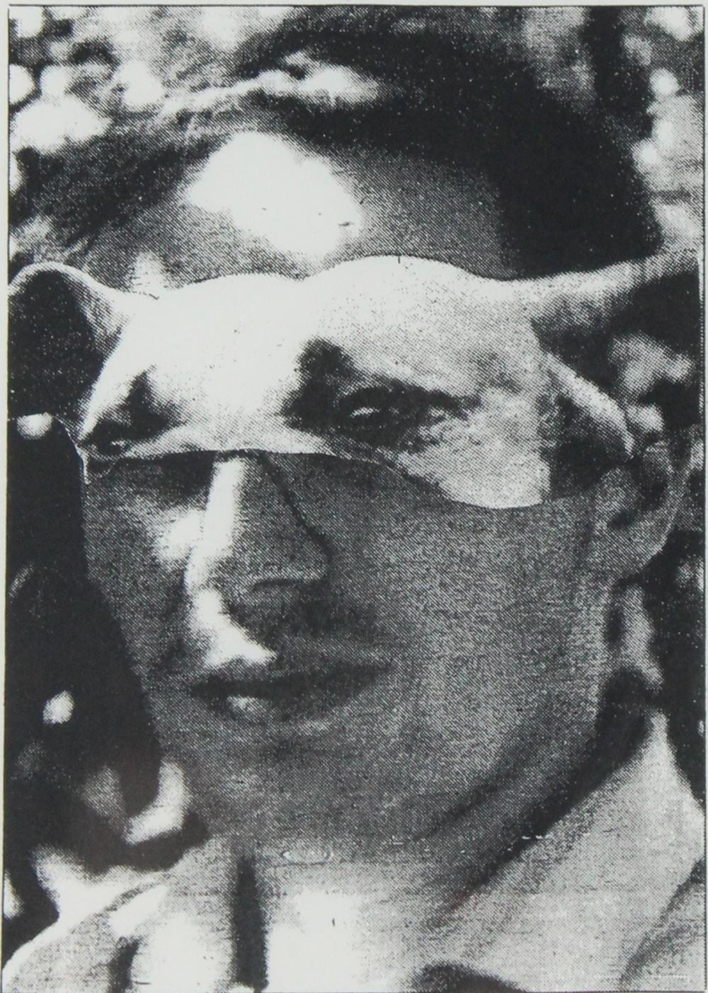 Douglas Kolk comparable auction result: douglas kolk 1963 2014 collage of man print