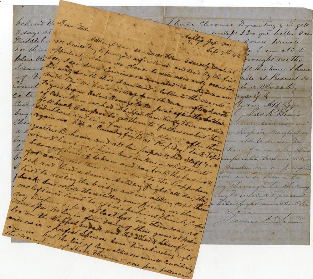 THE NEW YORK ZOUAVES CHARGED THE TEXANS OF HOOD'S BRIGADE & NO MORE THAN 80 EVER GOT AWAY, ALL KILLED OR WOUNDED sold by Raynor's Historical Collectible Auctions, lot 76 — auction record photograph