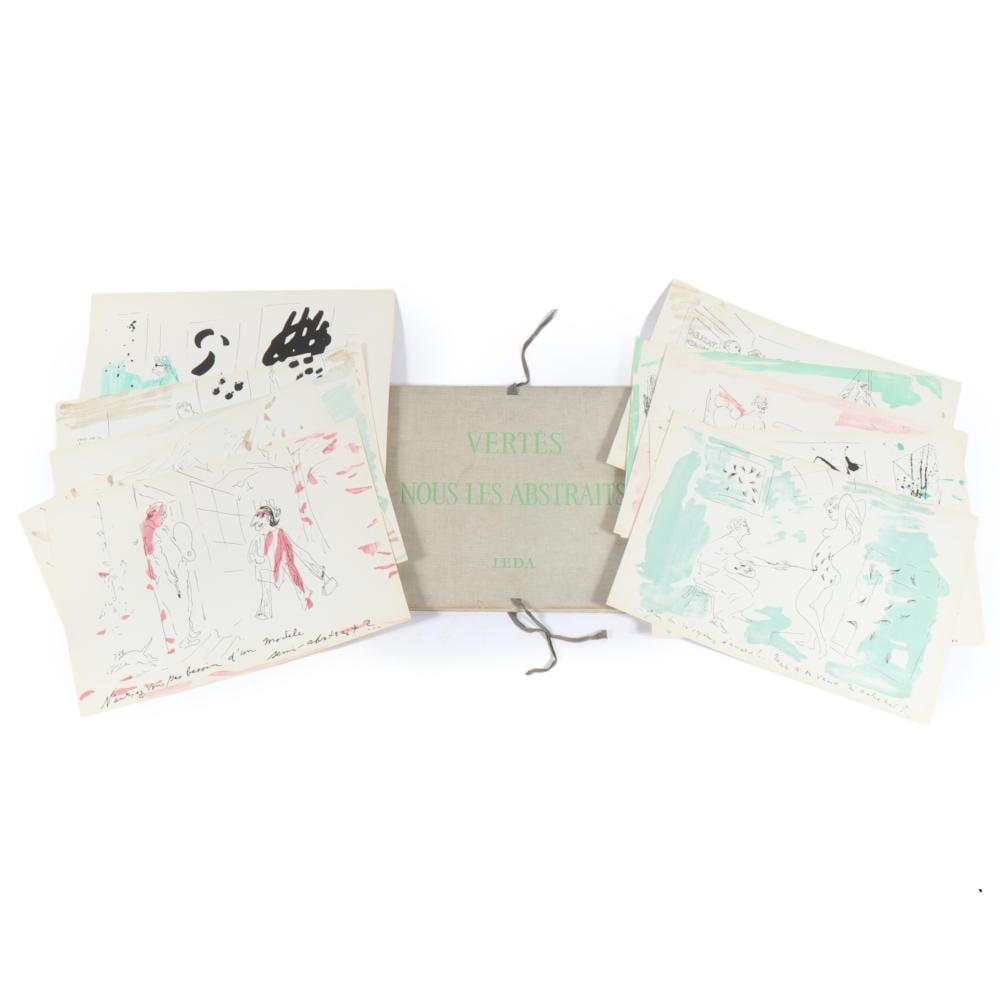 Marcel Vertès comparable auction result: marcel vert s 1895 1961 nous les abstraitsfine art book paris editions leda 1960 number 51 331 copies illustrated with 30 lithographs 14 1 2 h x 21 w