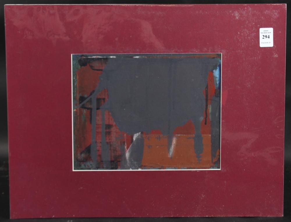 prabhakar kolte 1946 indian an abstract composition acrylic and watercolour signed inscribed and · John Nicholson's Fine Art Auctioneers & Valuers · 2025-01-21 Prabhakar Kolte comparable auction result: prabhakar kolte 1946 indian an abstract composition acrylic and watercolour signed inscribed and