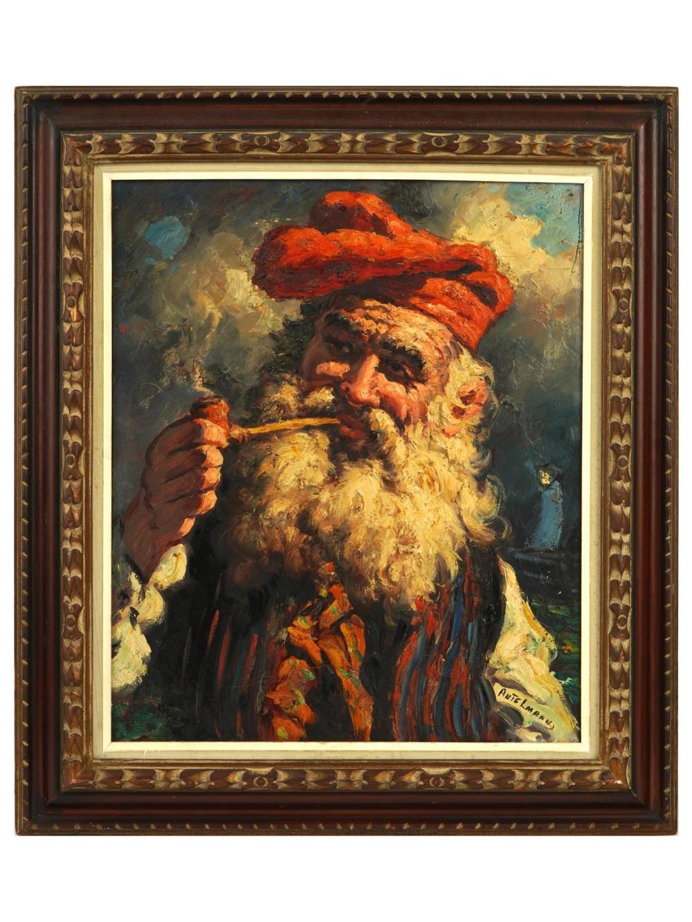 Alberto Cecconi comparable auction result: portrait oil painting after alberto cecconi signed