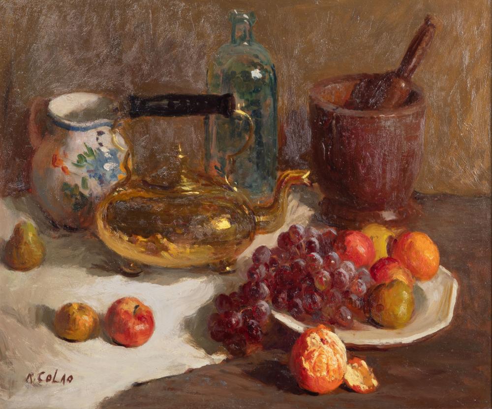 Rudolph Colao comparable auction result: rudolph colao american 1927 2014 oil on board