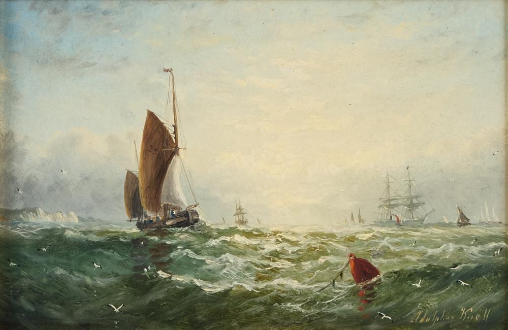 William Adolphus Knell comparable auction result: william adolphus knell 1801 1875 off the coast