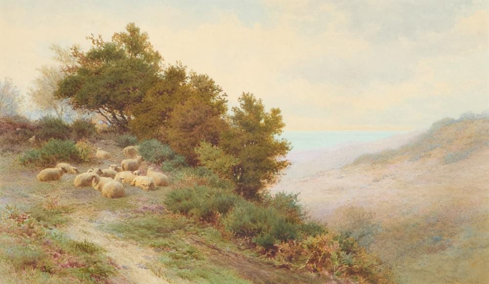 Frederick Williamson comparable auction result: frederick williamson exh 1880 1900 score bay ilfracombe devon