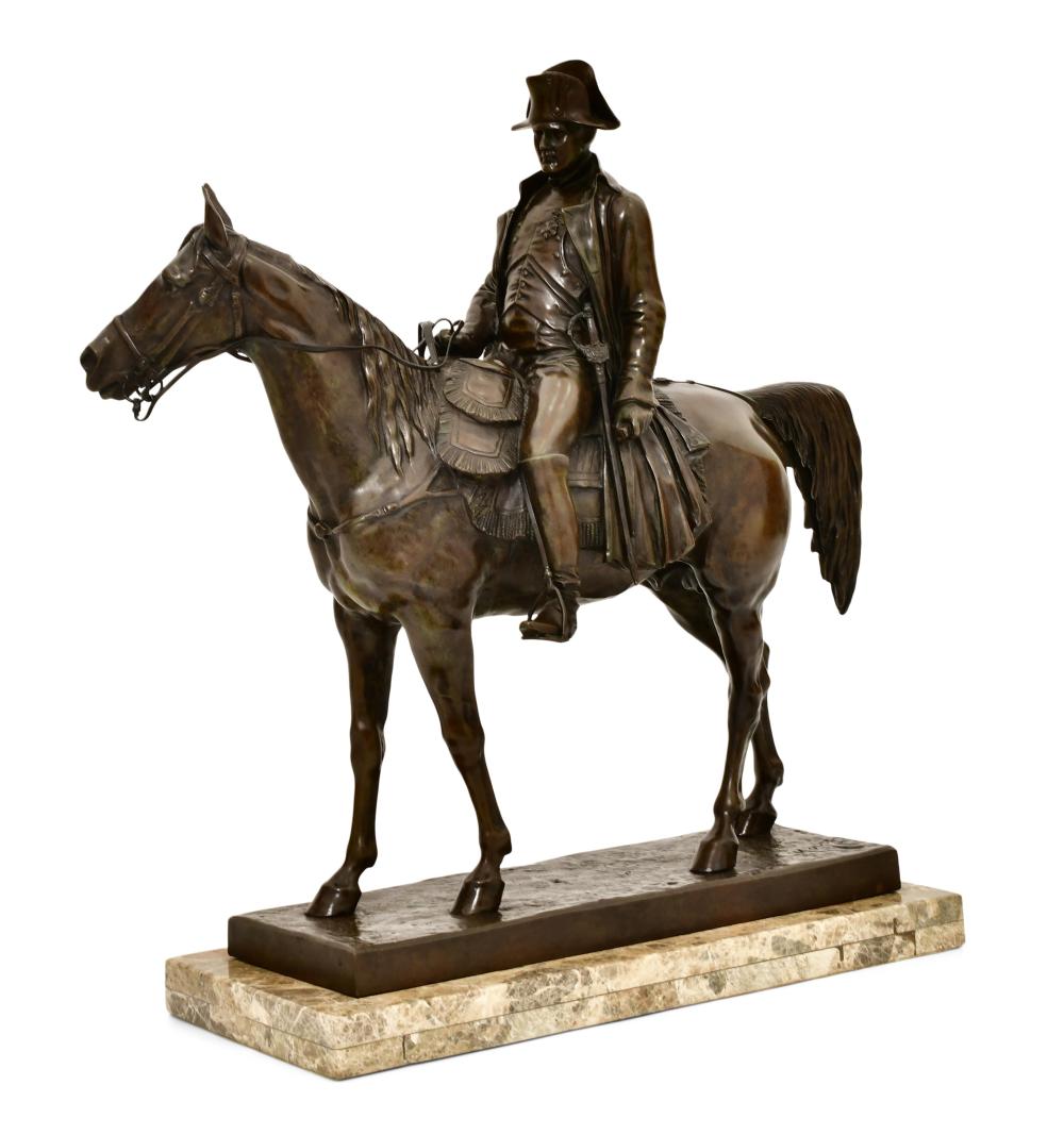 Louis Marie Moris comparable auction result: louis marie moris french 1818 1883 napoleon on horseback