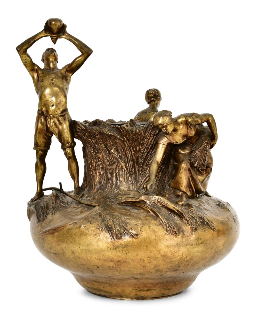Antonin Larroux comparable auction result: antonin larroux french 1859 1913 bronze figural urn