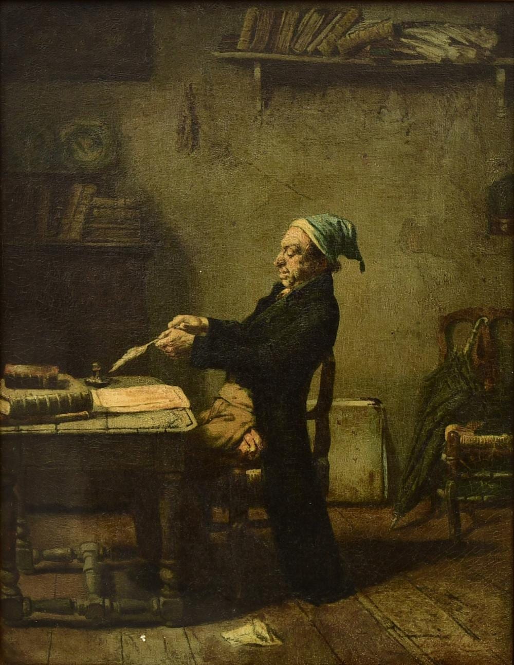 Frans Meerts comparable auction result: frans meerts belgian 1836 1896 the old attorney