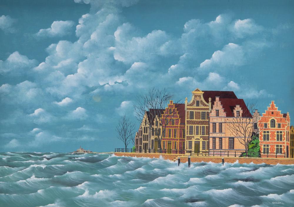 luc godar 1942 la venise du nord 1978 oil on board 50 x 70 cm 19 6 x 27 5 in frame 60 x 80 cm 23 6 x 31 1 2 in · Carlo Bonte Auctions · 2025-02-06 Luc Godar comparable auction result: luc godar 1942 la venise du nord 1978 oil on board 50 x 70 cm 19 6 x 27 5 in frame 60 x 80 cm 23 6 x 31 1 2 in