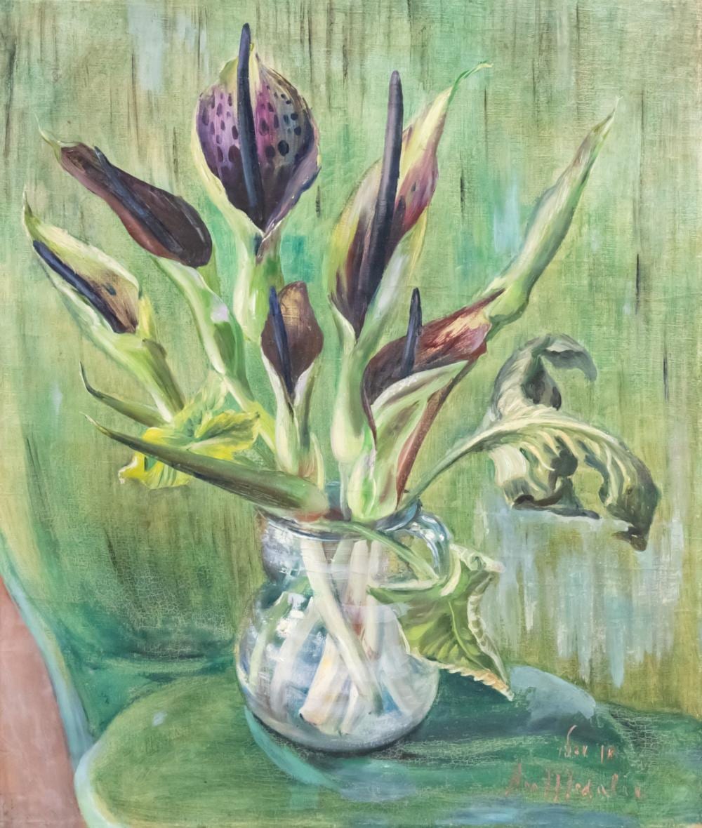 Ann Medley comparable auction result: ann medley 1893 1989 flowers oil on canvas