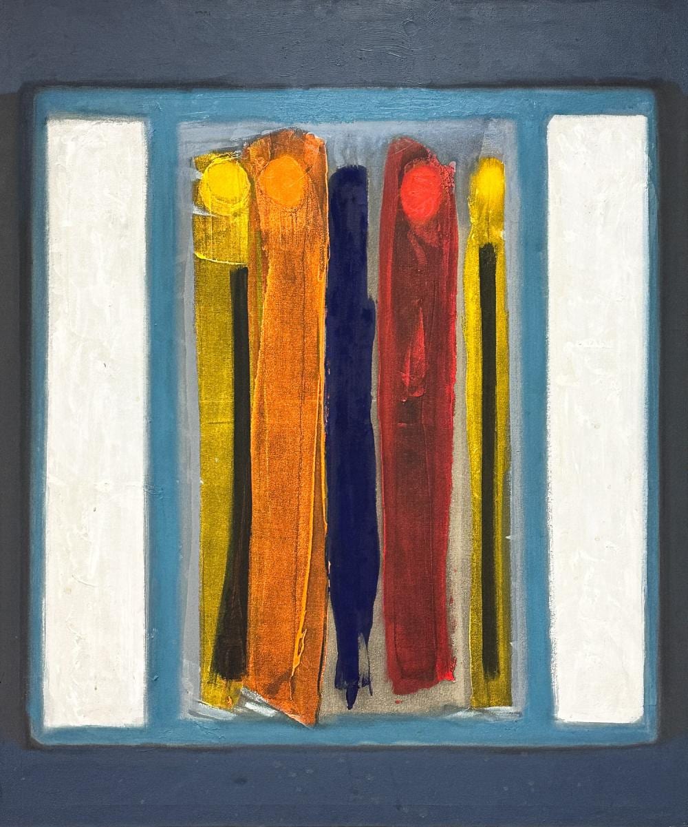 Lawrence Calcagno comparable auction result: lawrence calcagno american 1913 1993 blue gate
