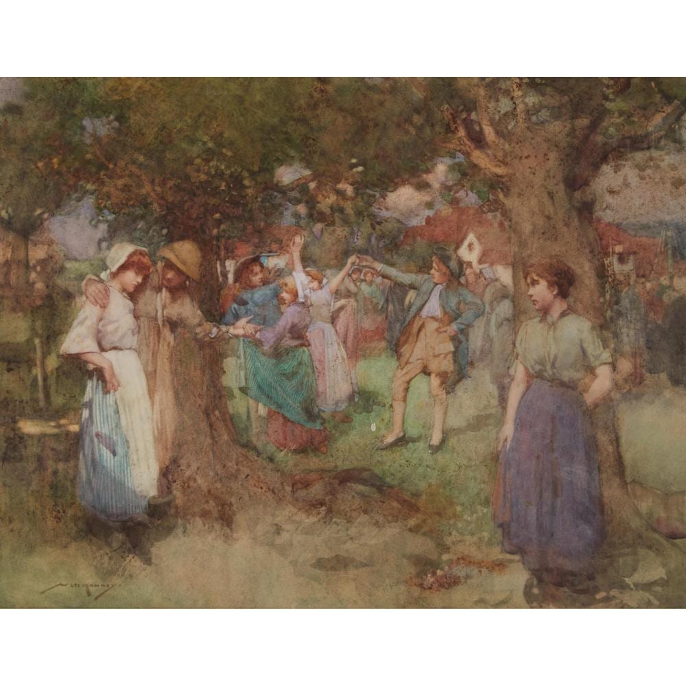 William Lee-Hankey comparable auction result: william lee hankey 1869 1952 untitled the deserted village
