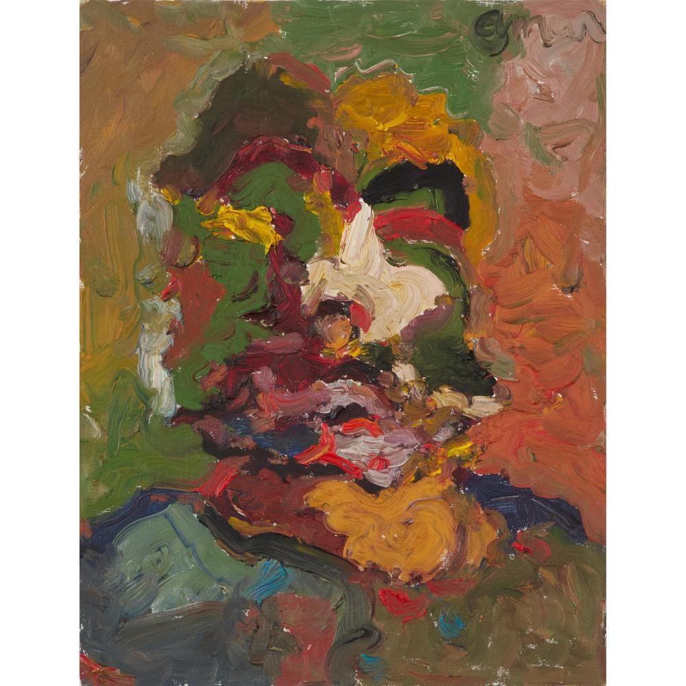 Joseph Amar comparable auction result: joseph amar b 1954 figurative portrait 1976