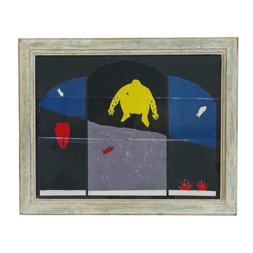 Belkis Ayon comparable auction result: belkis ayon cuban 1967 1999 mixed media triptych