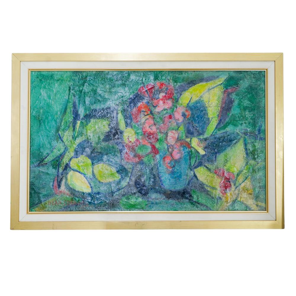 Dean Cornwell comparable auction result: dean cornwell american 1892 1960 floral still life oil on canvas
