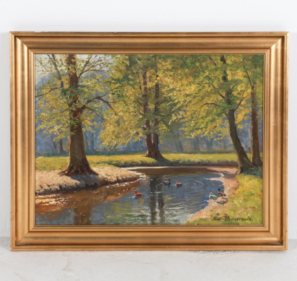 Finn Wennerwald comparable auction result: finn wennerwald denmark 1896 1969 landscape o c
