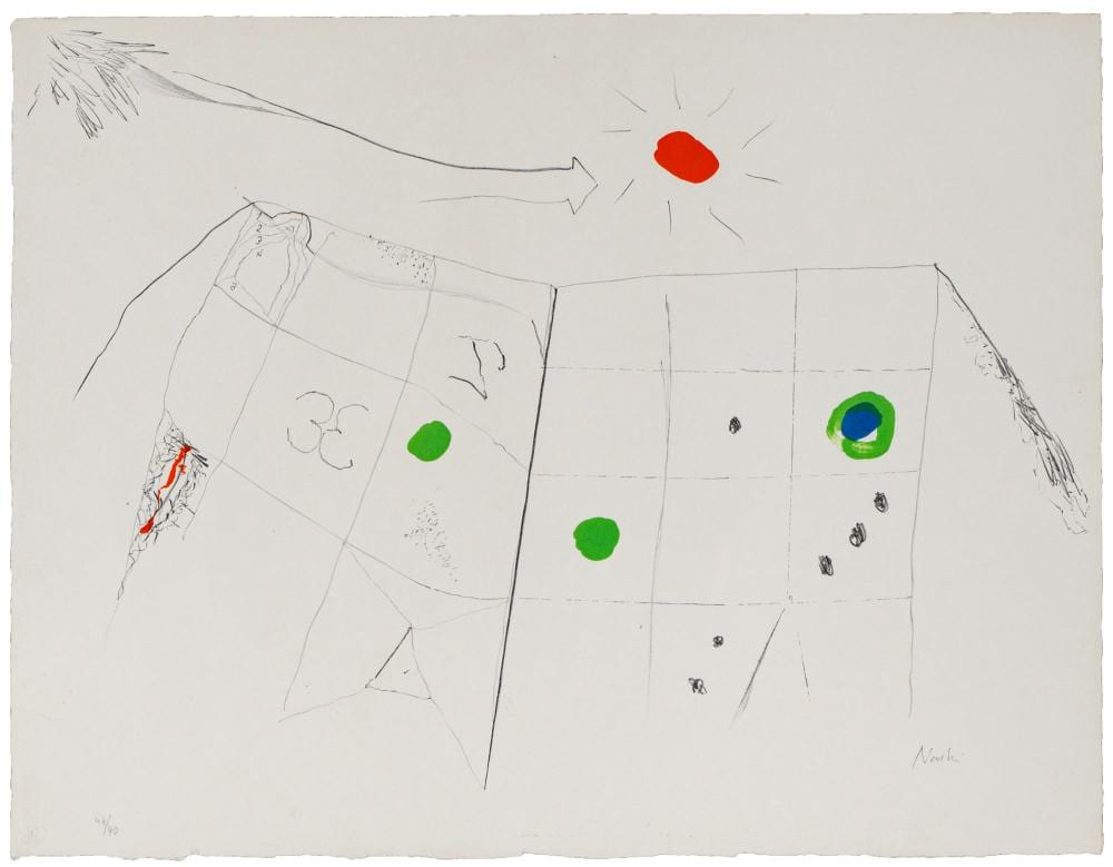 Gastone Novelli comparable auction result: gastone novelli untitled