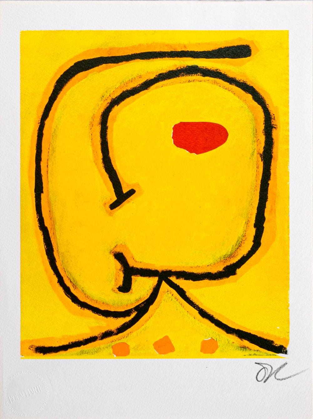 Arturo Carmassi comparable auction result: arturo carmassi giallo
