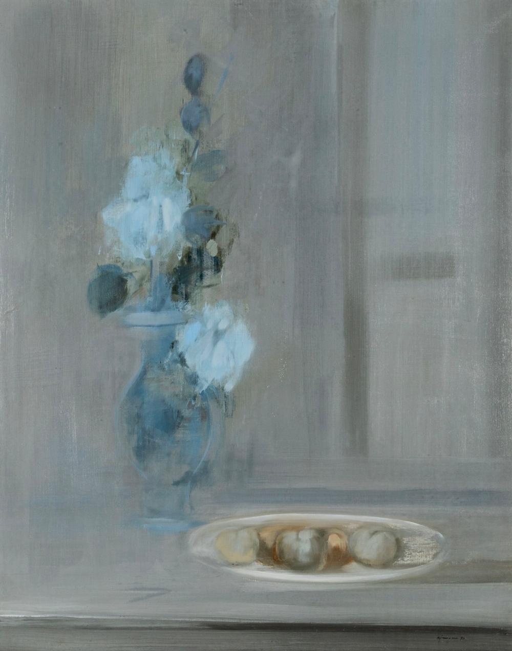 Giuseppe Ajmone comparable auction result: giuseppe ajmone fiori azzurri