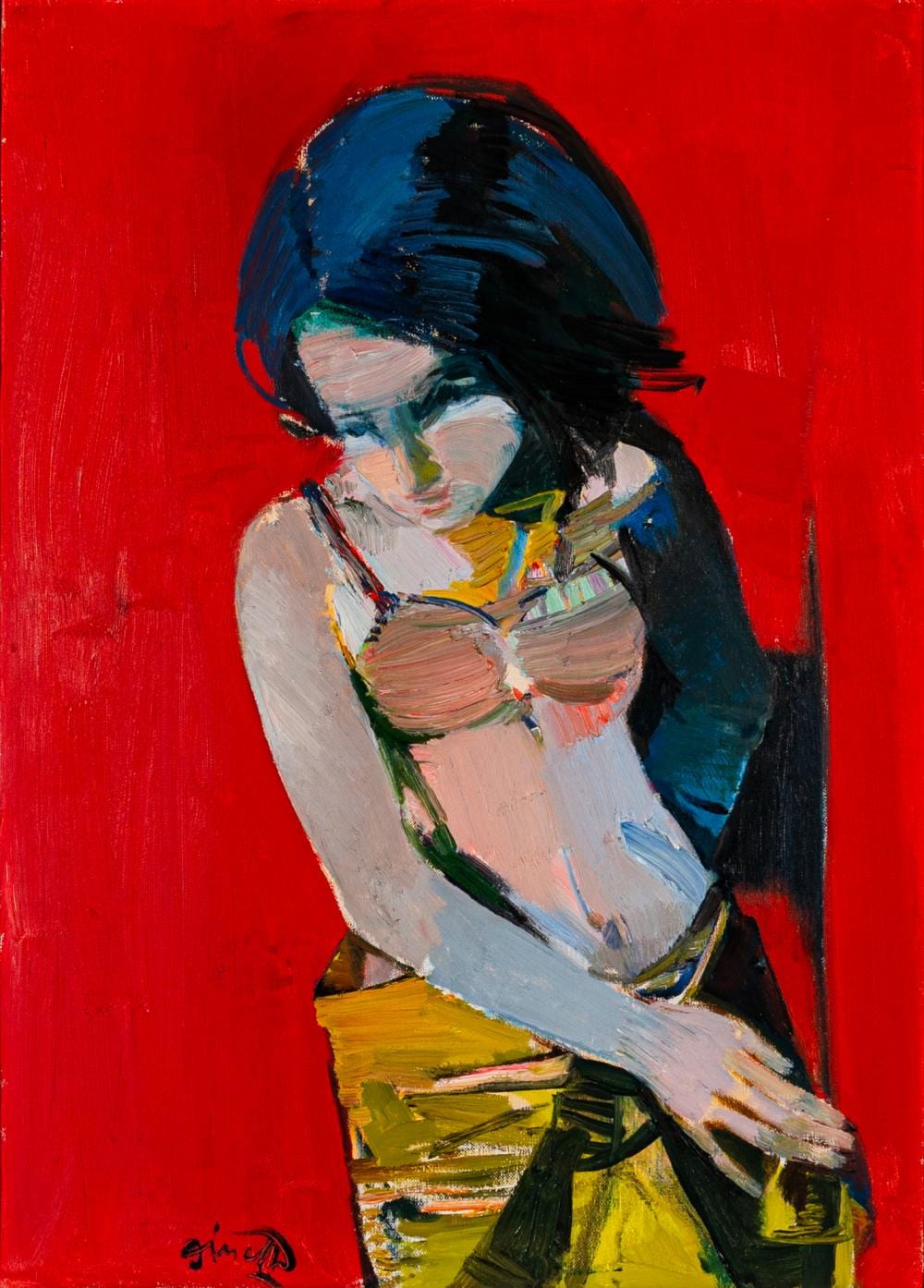 Lino Dinetto comparable auction result: lino dinetto untitled