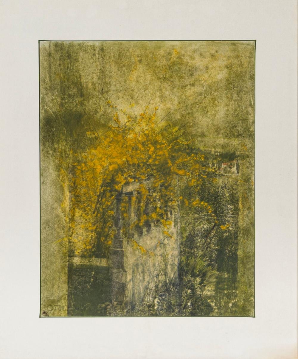 Piero Vignozzi comparable auction result: piero vignozzi giardino con poggiolo
