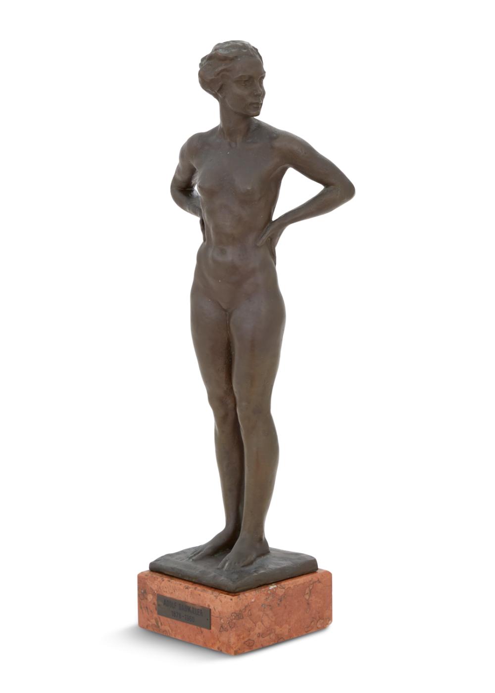 Adolf Daumiller comparable auction result: gustav adolf daumiller german 1876 1962 der schwimmer