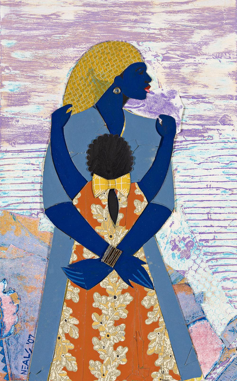 Otto Neals comparable auction result: otto neals 1931 rasta woman and child