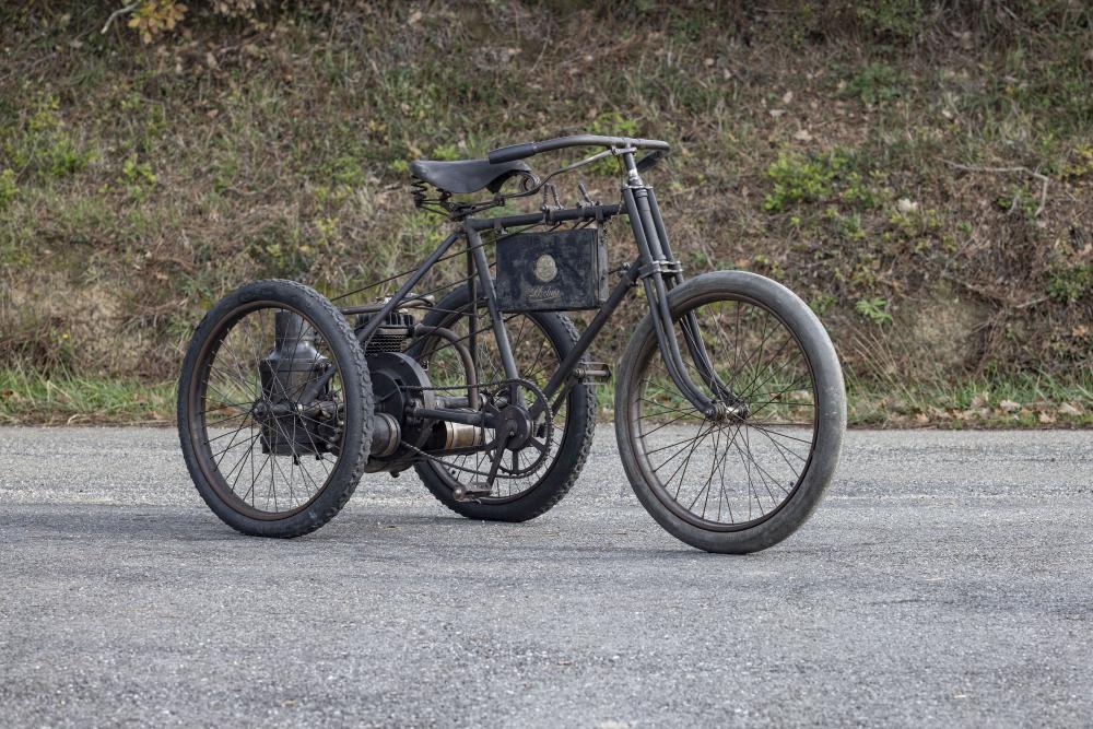 c.1899 Phébus « Tricycle spécial de Course » sold by Artcurial, lot 8 — auction record photograph