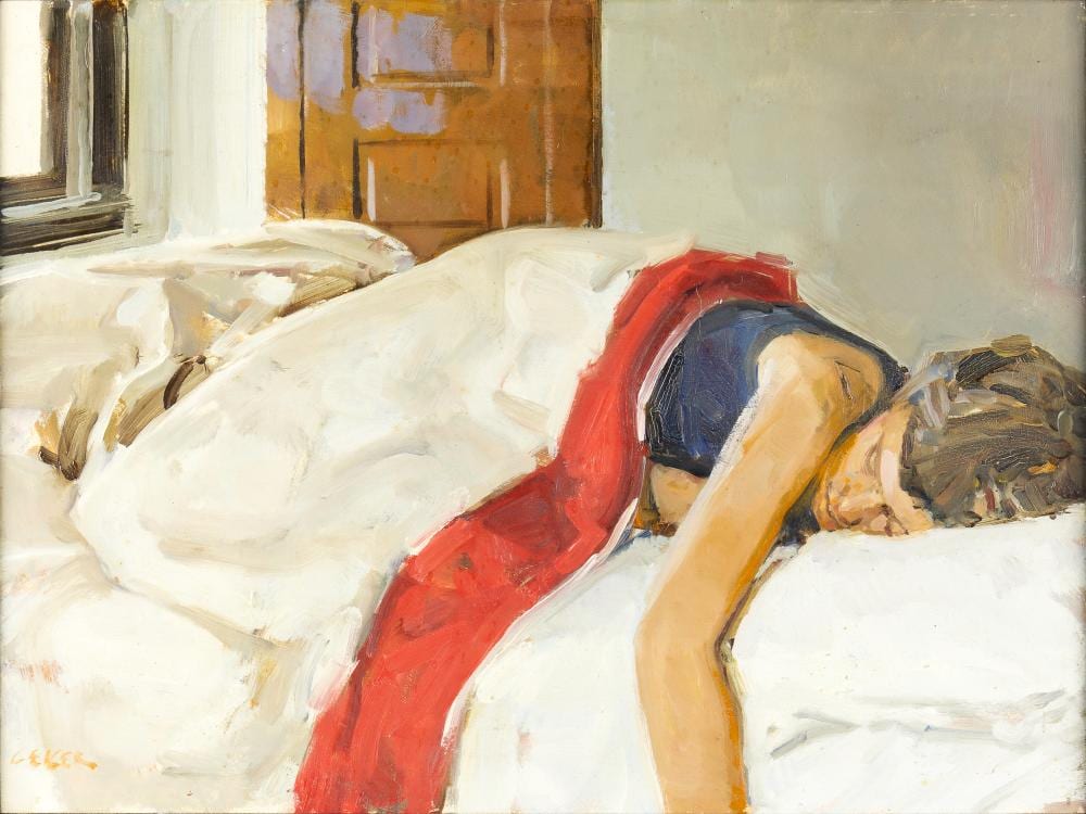 Philip Geiger comparable auction result: philip geiger 1956 my november guest