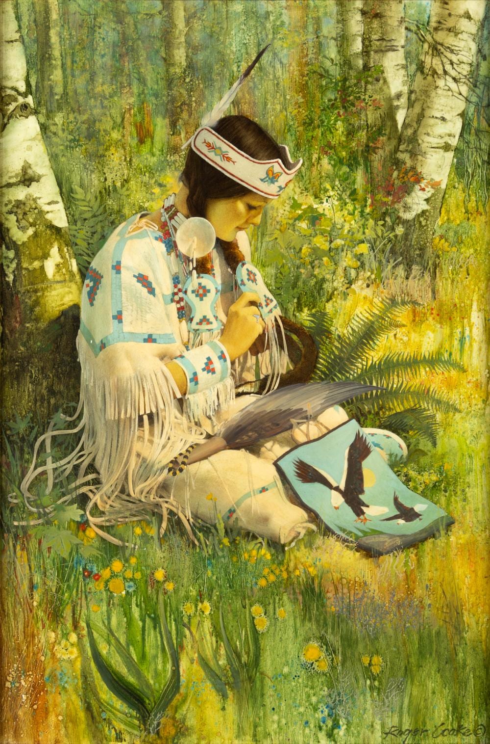 Roger Cooke comparable auction result: roger cooke 1941 2012 delights of autumn