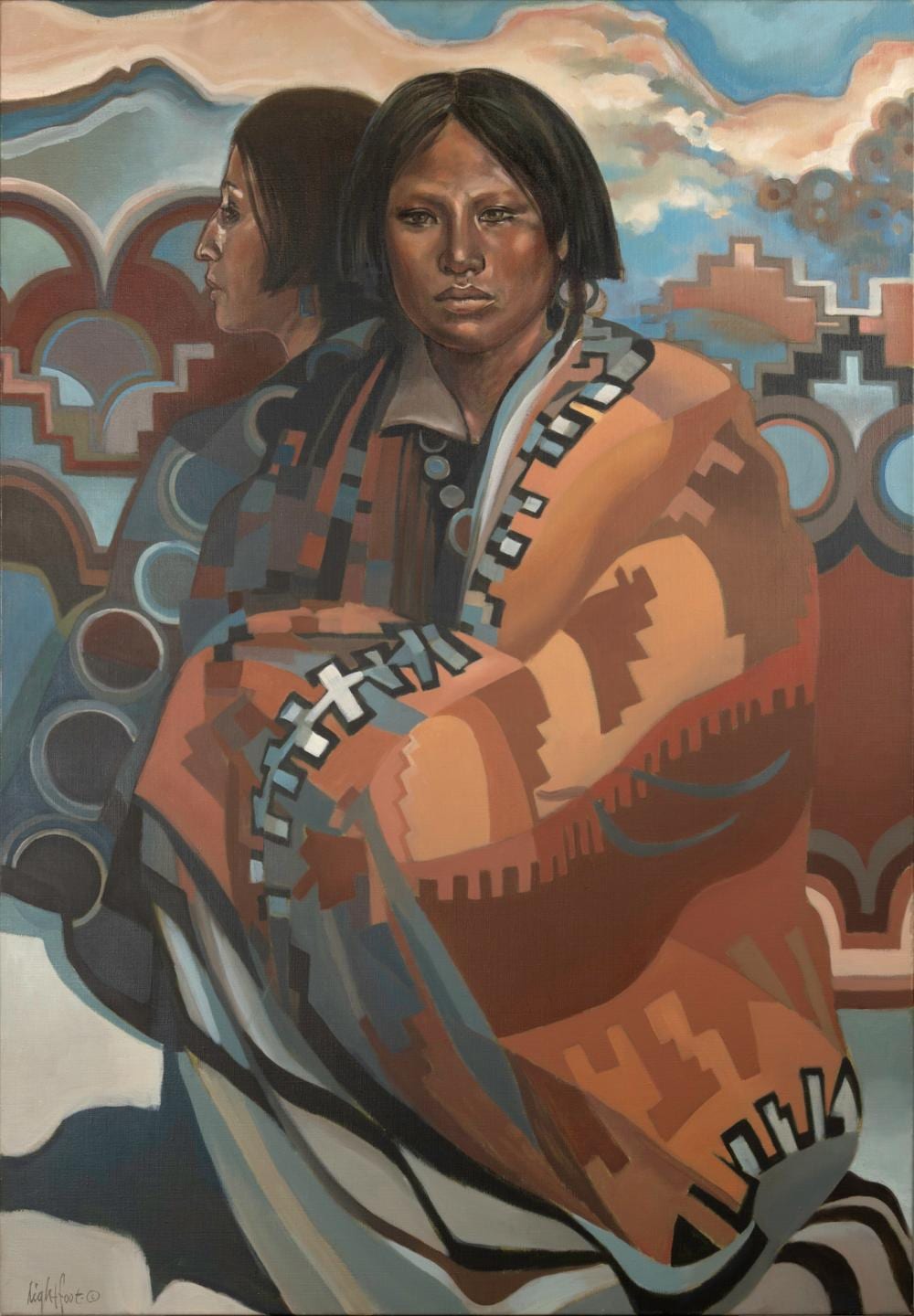 Jon Lightfoot comparable auction result: jon lightfoot 1939 2018 house of clouds
