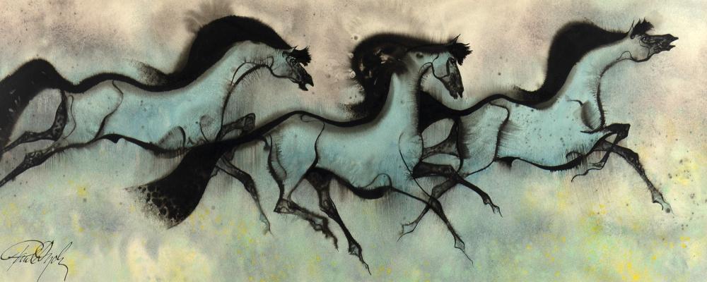 Paul Dyck comparable auction result: paul dyck 1917 2006 blue ponies 1979