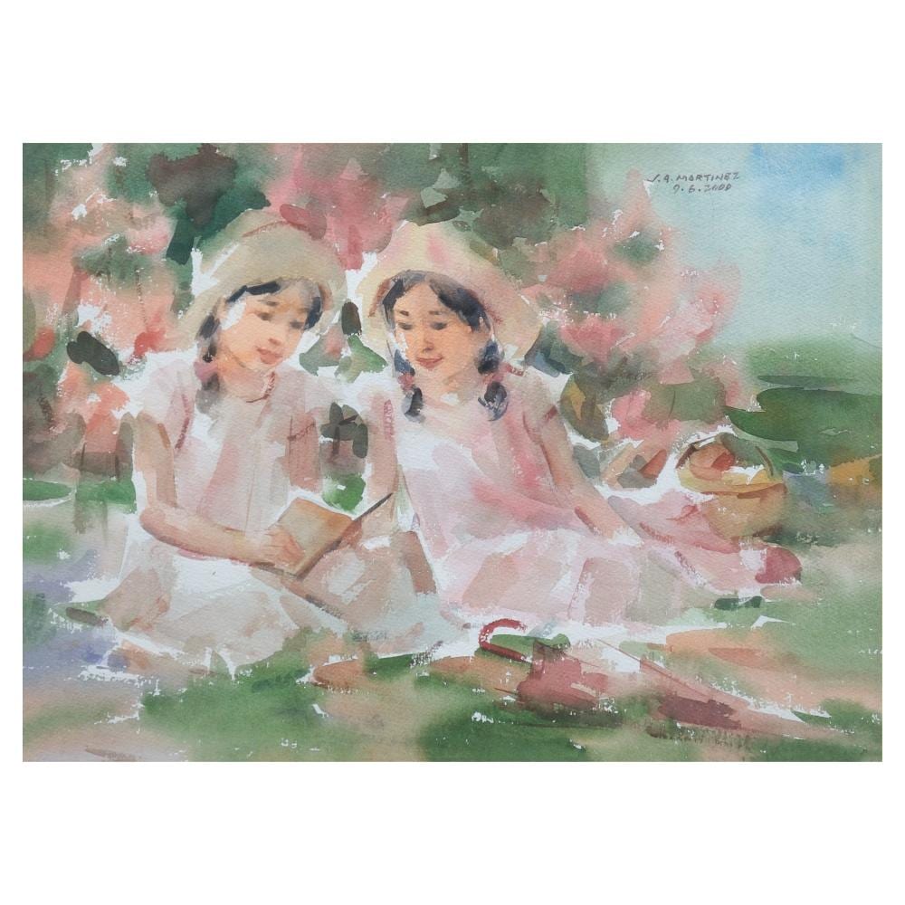 jun martinez b 1962 · Leon Gallery · 2025-01-25 Jun Martinez comparable auction result: jun martinez b 1962