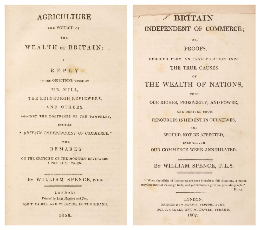 Spencer Frederick Gore comparable auction result: spence william agriculture the source of wealth of britain