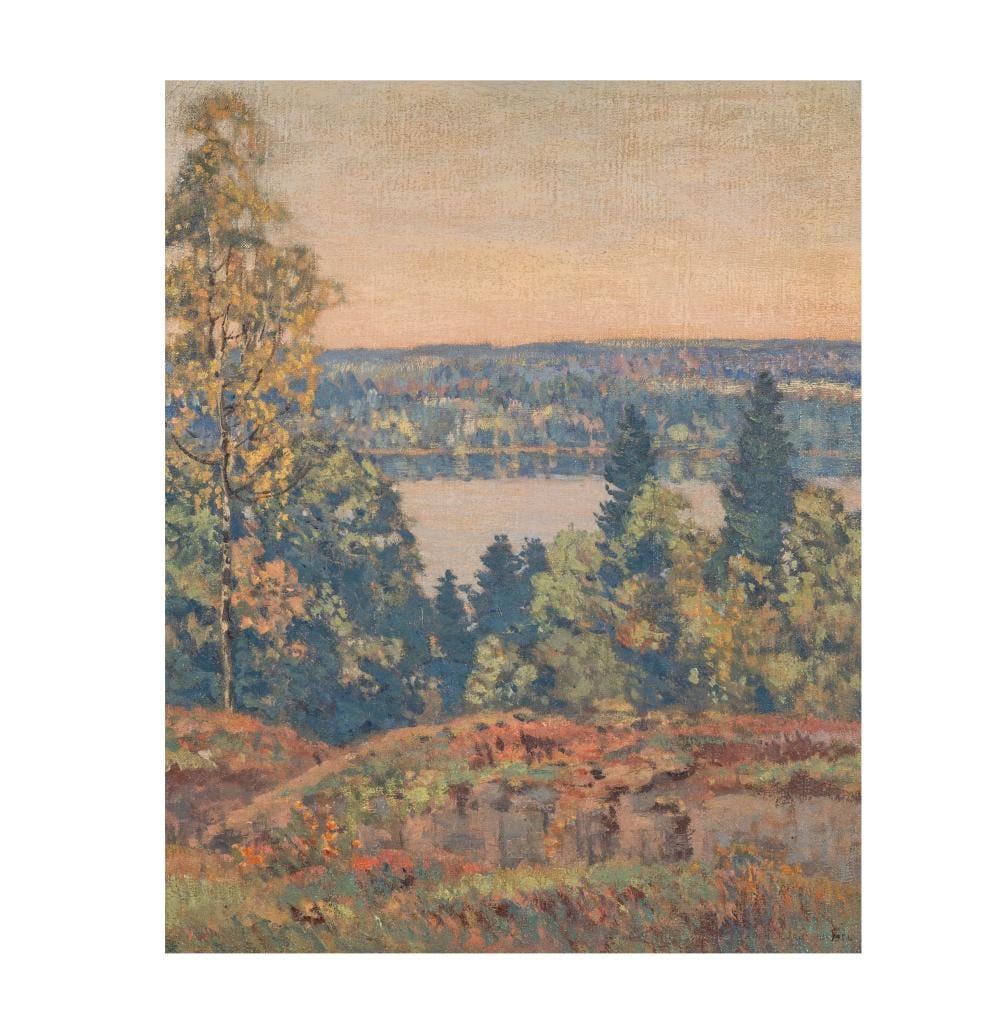Alfred Jansson comparable auction result: alfred jansson swedish 1863 1931 swiss landscape