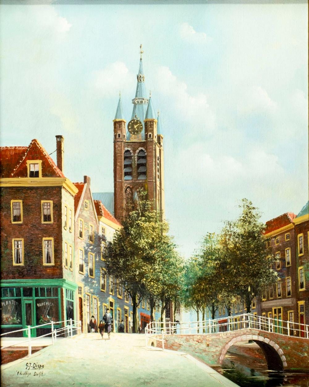George Jan Dispo comparable auction result: george jan dispo dutch 1922 1973 oil painting