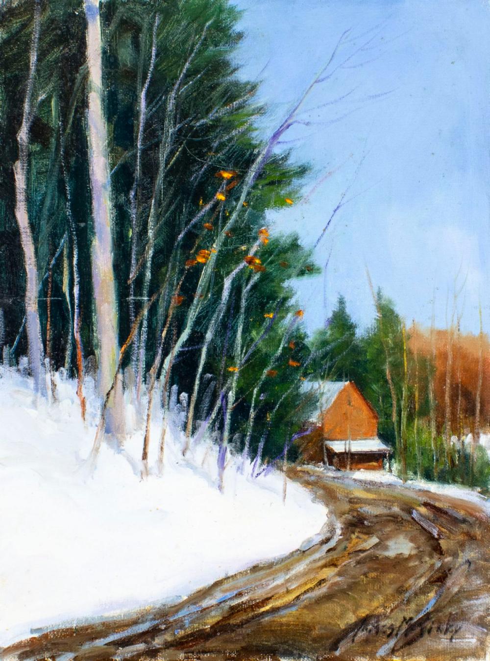 James McGinley comparable auction result: james mcginley nj ny md 1937 2021 oil painting