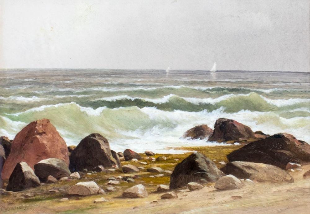 charles lanman ny dc mi 1819 1895 oil painting antique · Broward Auction Gallery LLC · 2025-03-09 Charles Lanman comparable auction result: charles lanman ny dc mi 1819 1895 oil painting antique