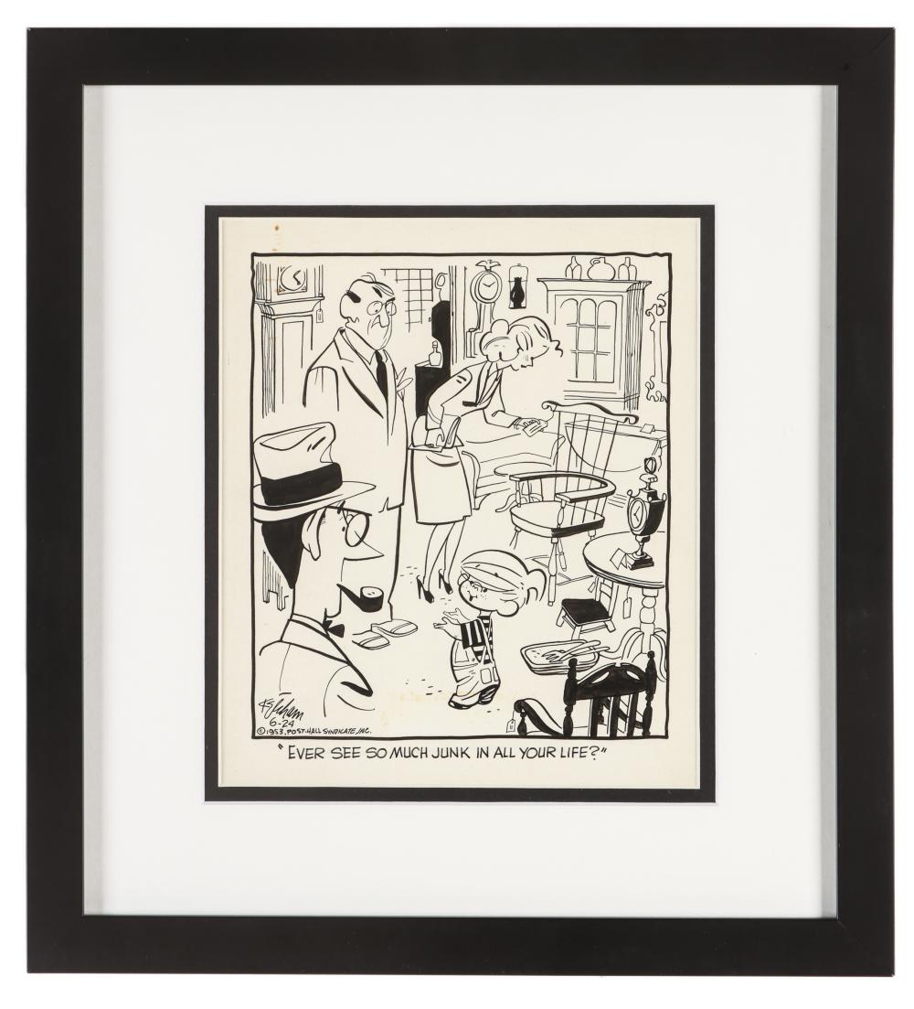 hank ketcham 1920 2001 dennis the menace daily · Material Culture · 2025-02-11 Hank Ketcham comparable auction result: hank ketcham 1920 2001 dennis the menace daily