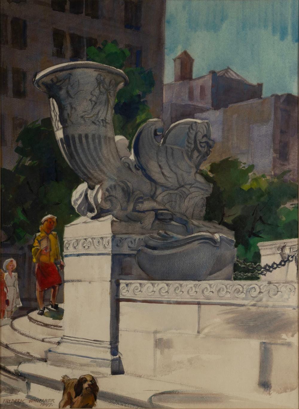 Frederic Whitaker comparable auction result: frederic whitaker american 1891 1980