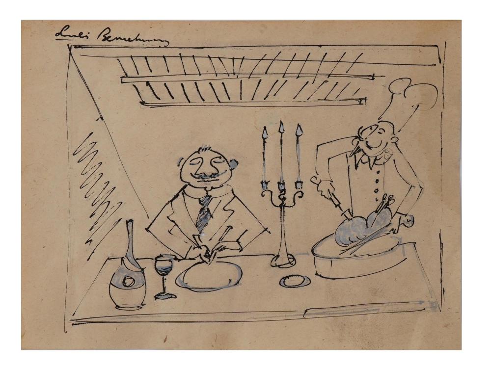 AFTER LUDWIG BEMELMANS AMERICAN CARTOON ARTWORK sold by Antique Arena Inc, lot 87 — auction record photograph