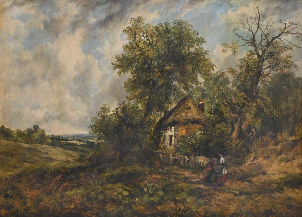 Frederick Waters Watts comparable auction result: frederick waters watts british 1800 1870 wooded landscape