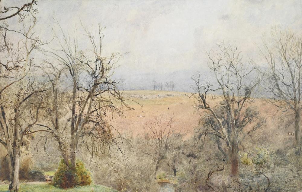 John William North comparable auction result: john william north british 1842 1924 a quiet time